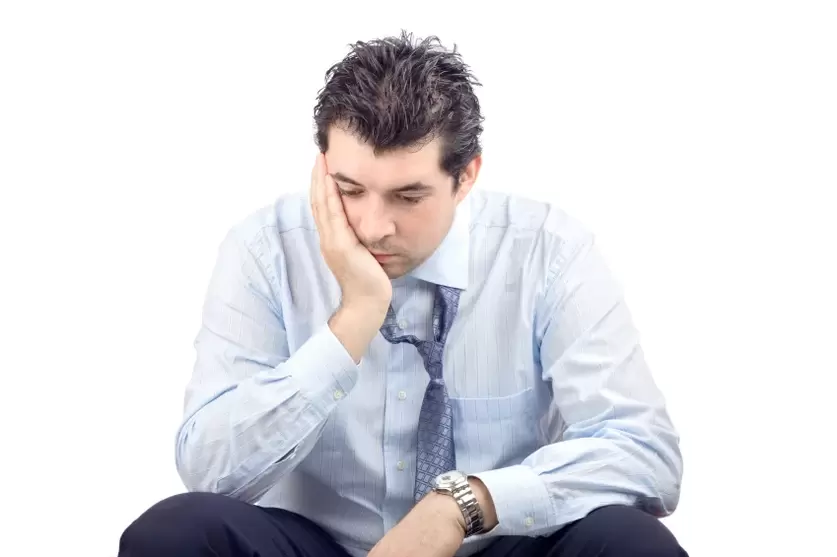 The man was thinking about discharge during arousal