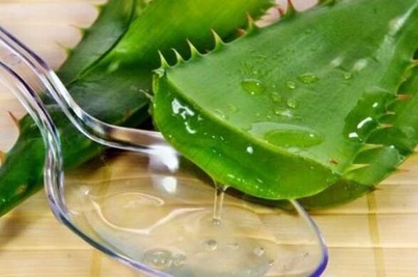 Aloe juice for strong erection