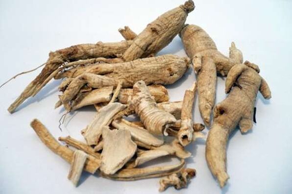 Ginseng root increases potency