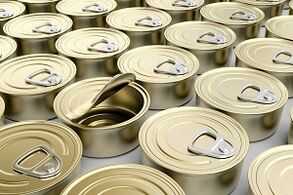 Canned food as a harmful product for potency