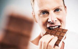 Chocolate intake - prevention of erectile dysfunction